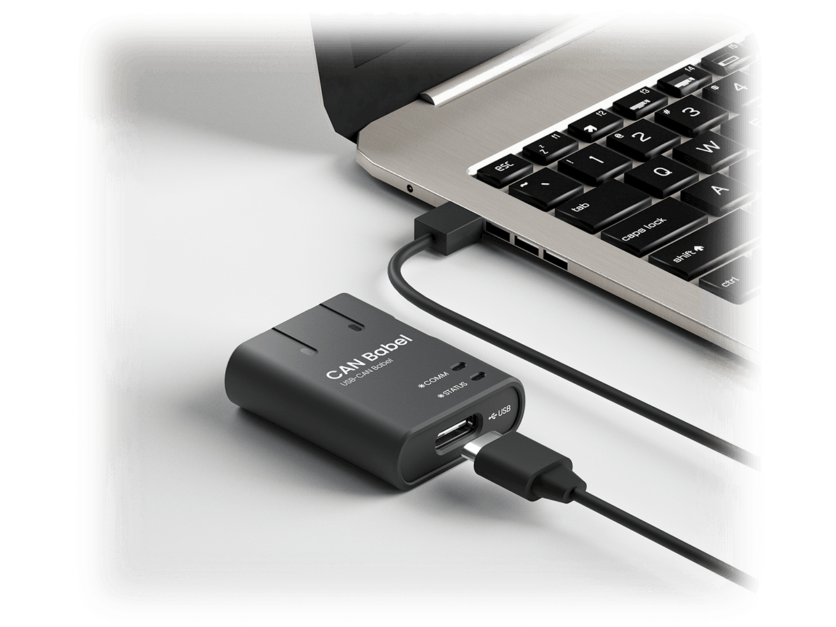 USB Virtual Dual Serial Ports Technology, Simplifies Complexity.USB 虚拟双串⼝技术，化繁为简。CAN Babel