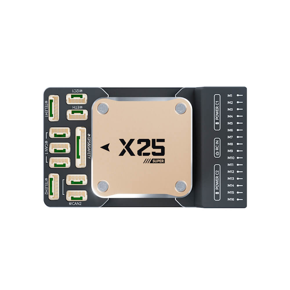 Industrial-grade unmanned systems core intelligent controller. 工业级无人系统核心智能控制器。X25 SUPER