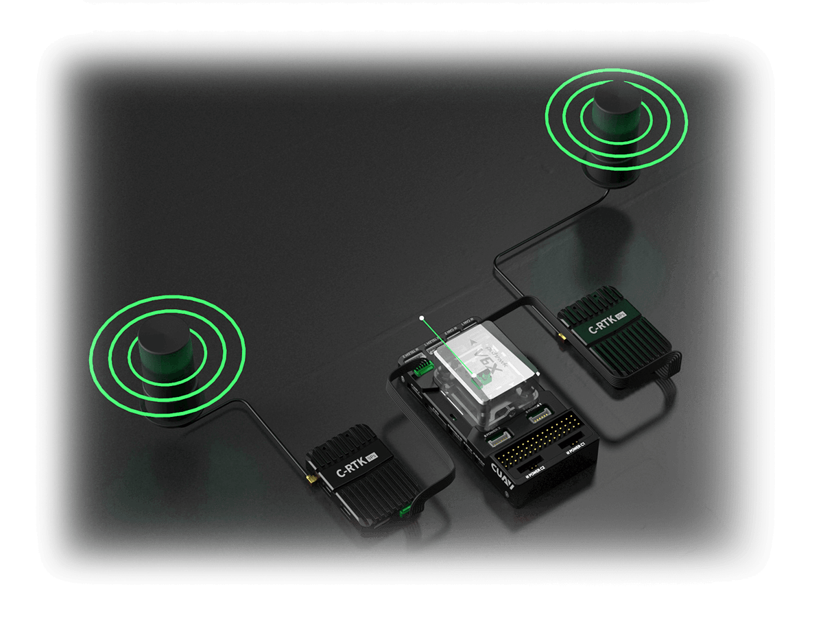 UAV ArduPilot PX4 Autopilot Drone Controller RM3100 RTK. 无人机 ArduPilot PX4 飞控 控制器 RM3100 磁罗盘磁力计 RTK 定位. Pixhawk V6X