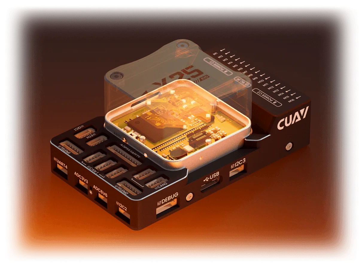 UAV ArduPilot PX4 Autopilot Drone Controller Dual Temperature Compensation System. 无人机 ArduPilot PX4 飞控 控制器 双温补系统. X25 EVO