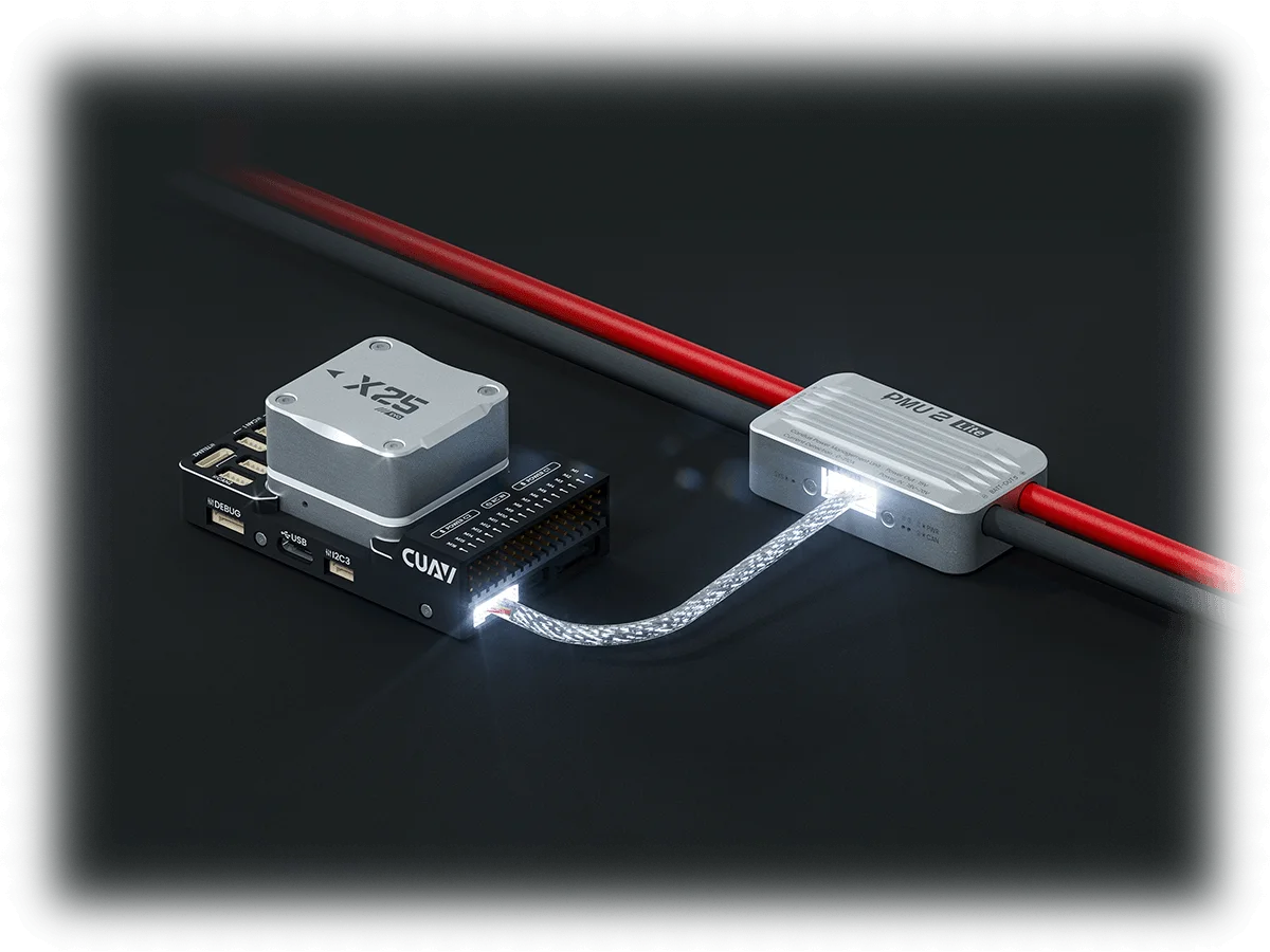 UAV ArduPilot PX4 Autopilot Drone Controller Support Wide Voltage and Large Current. 无人机 ArduPilot PX4 飞控 控制器 支持宽电压与大电流. X25 EVO