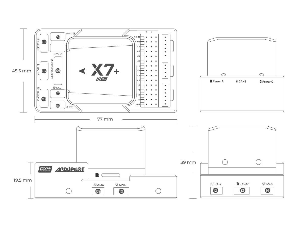 x7 plus size
