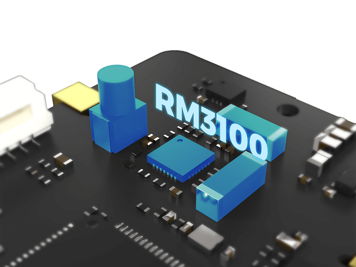 UAV DroneCAN RTK GNSS RM3100 Sensor. 无人机 DroneCAN 全球卫星定位 RM3100 磁罗盘磁力计. C-RTK 2HP