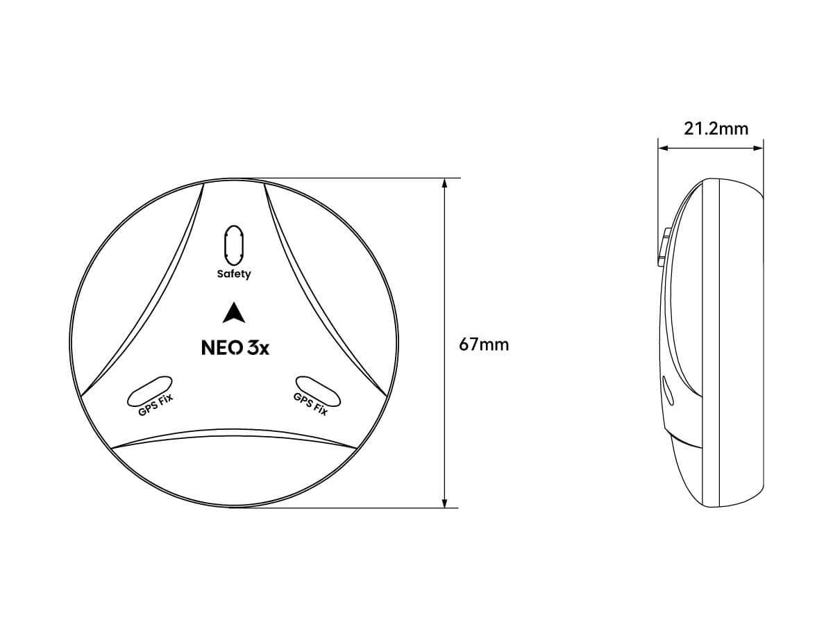 neo 3x size