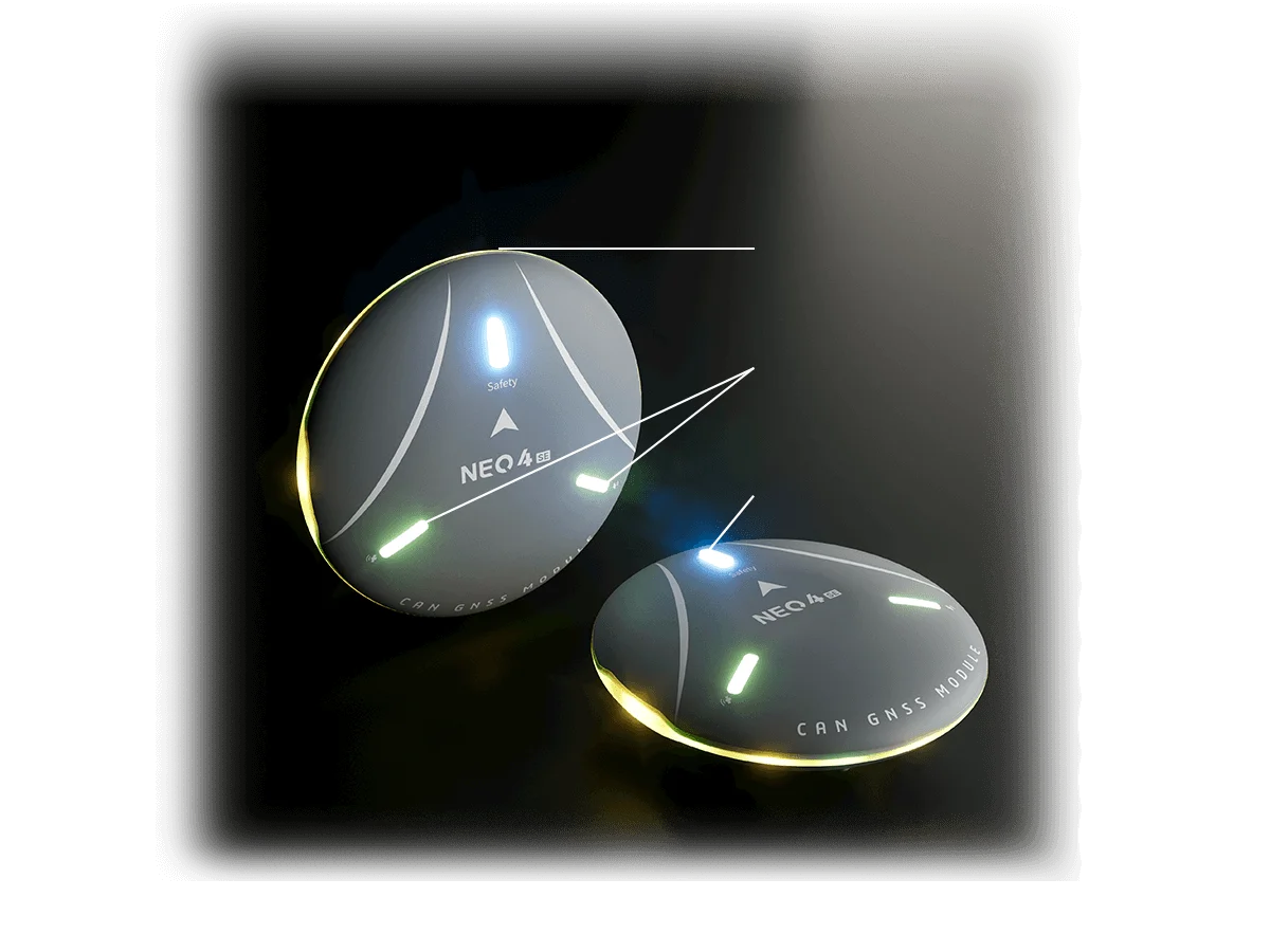 UAV DroneCAN GNSS RGB status light. 无人机 DroneCAN 全球卫星定位 RGB 状态灯. NEO 4 SE