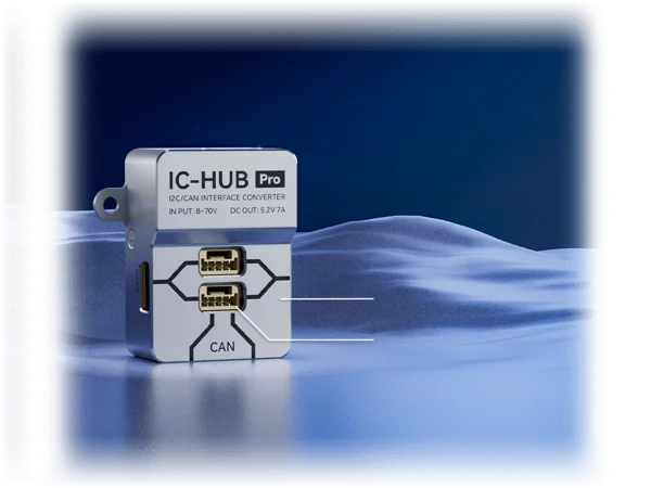 Efficent Heat Dissipation, Aviation Aluminum Alloy Shell.⾼效散热，航空铝合⾦外壳。IC-HUB Pro