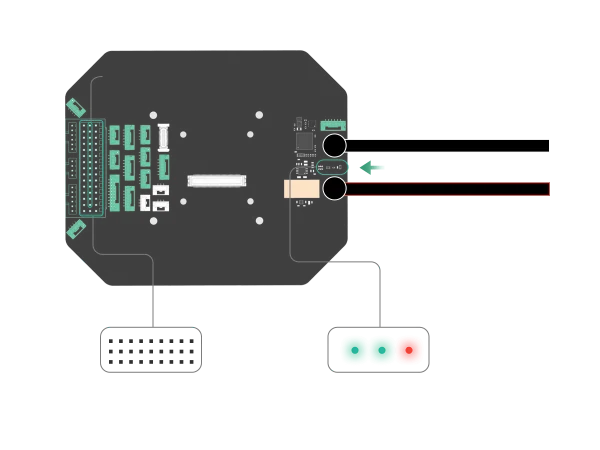 UAV Power Manager PWM LED. 无人机电源控制底板. CAN PDB