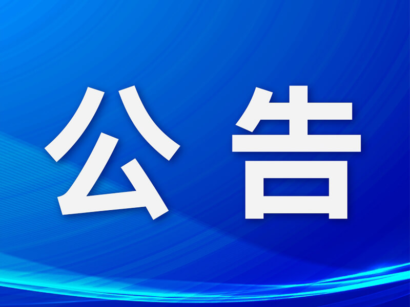 公告封面